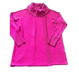 JM Collection Pink open Sweater size  L